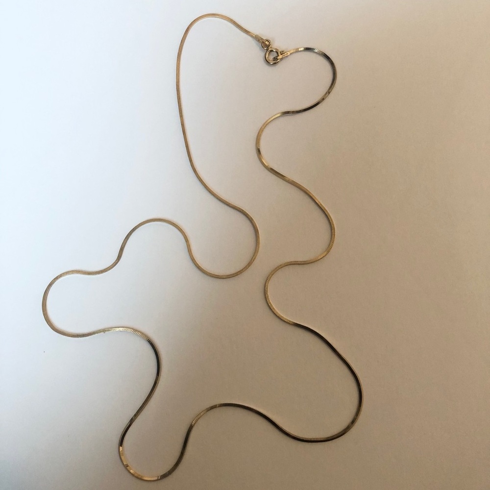 Gold Smooth Link / Snake Chain